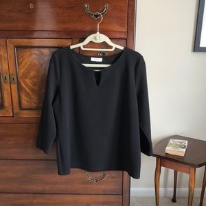 Black Calvin Klein Long Sleeve Top Size L or XL